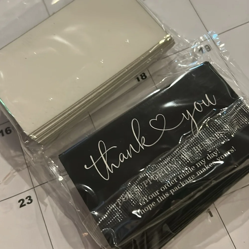 Thank you cards 50pieces NEW
